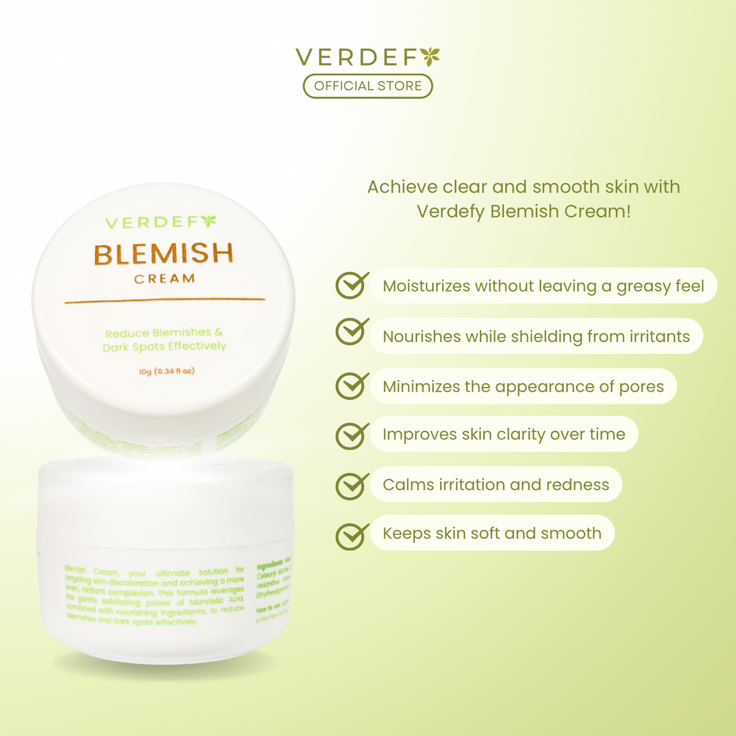 VERDEFY BLEMISH CREAM
