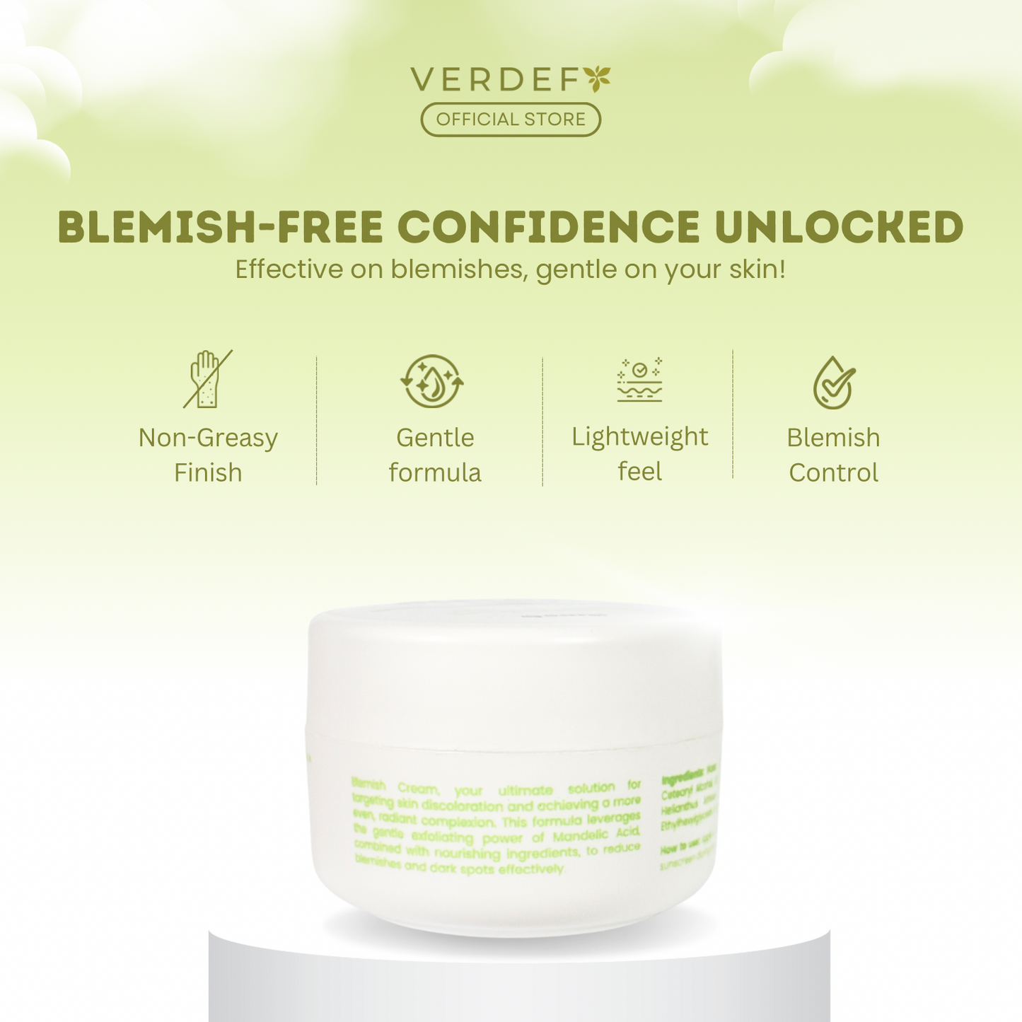 VERDEFY BLEMISH CREAM