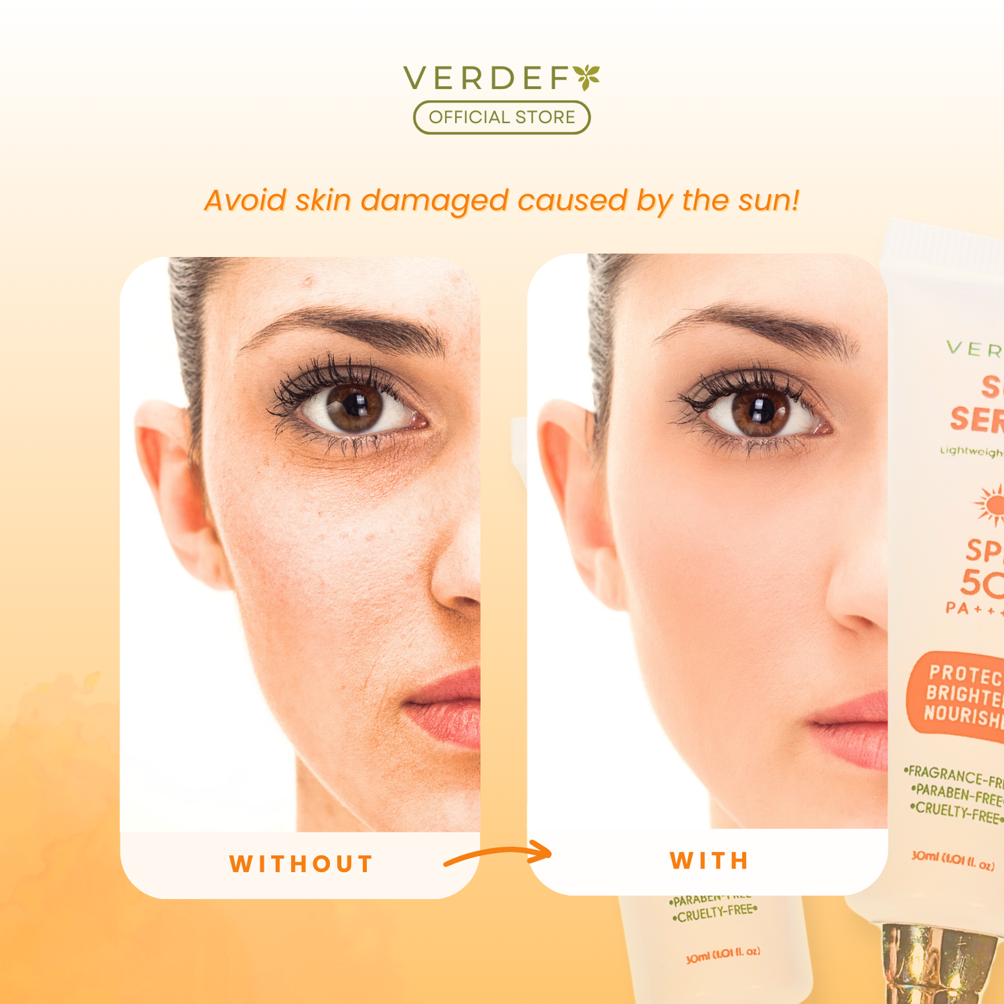 VERDEFY SUN SERENE LIGHTWEIGHT SUNSCREEN