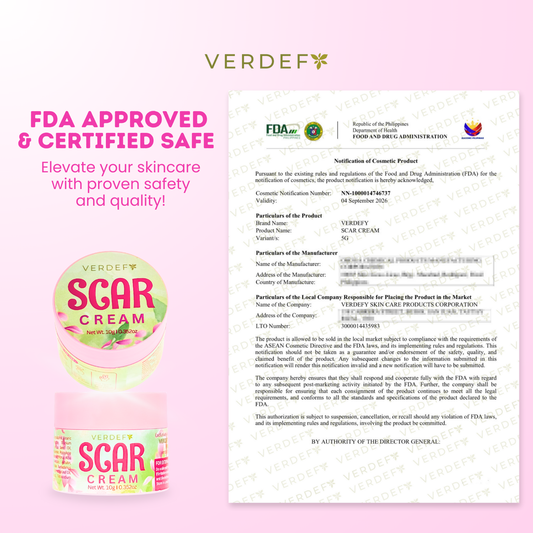 VERDEFY SCAR CREAM 10G