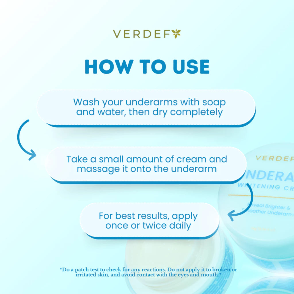 VERDEFY UNDERARM WHITENING CREAM