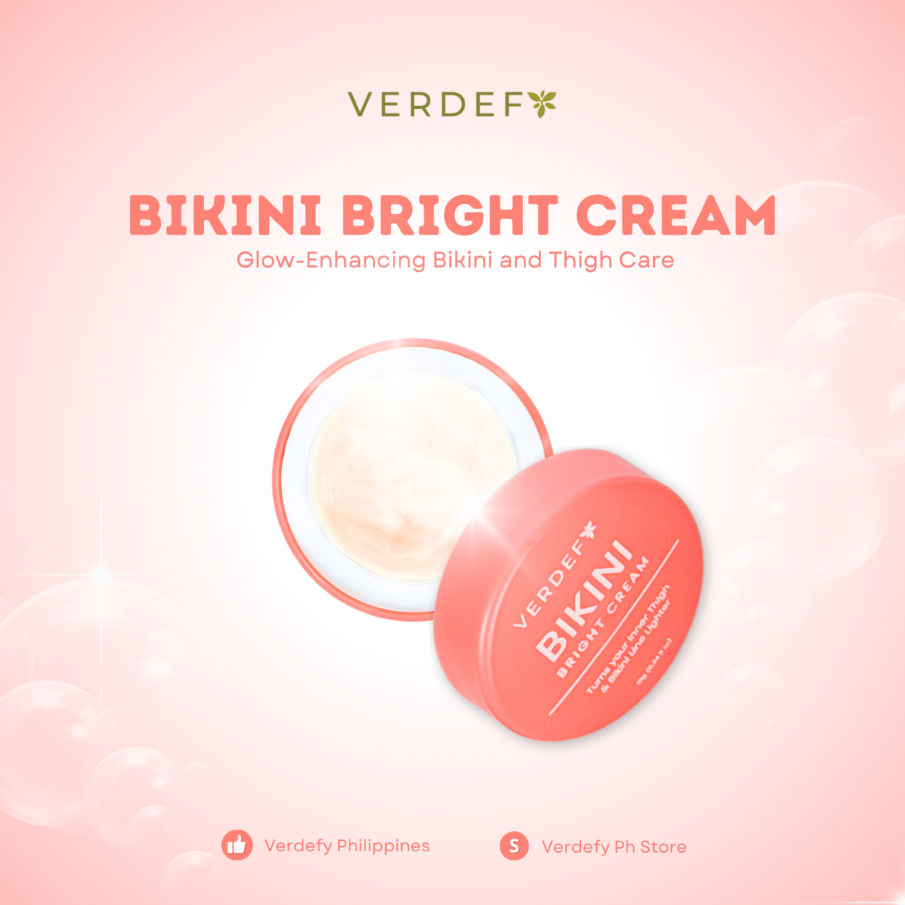 VERDEFY BIKINI BRIGHT CREAM