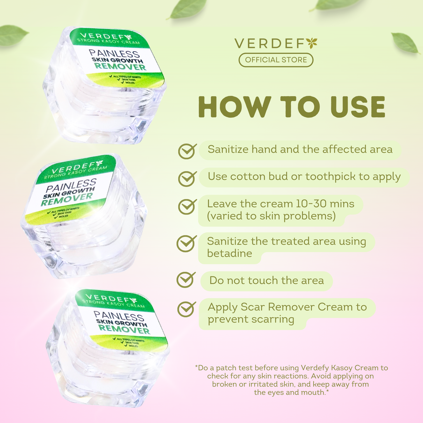 VERDEFY STRONG KASOY CREAM & SCAR CREAM SET