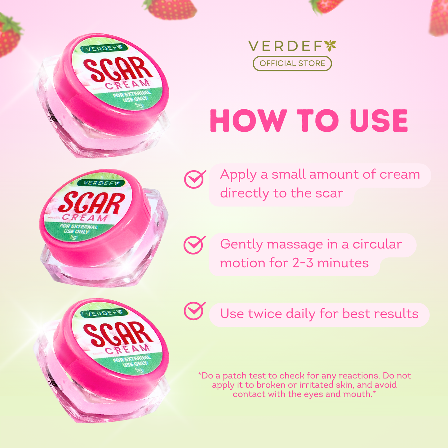 VERDEFY STRONG KASOY CREAM & SCAR CREAM SET