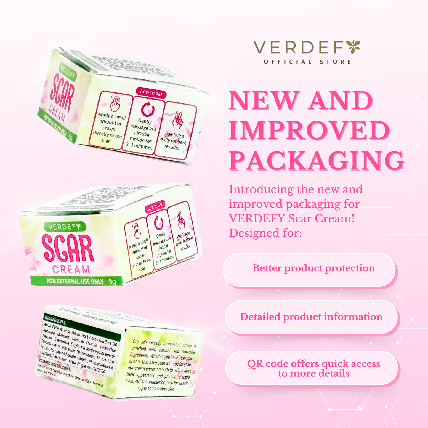 VERDEFY SCAR CREAM 5G