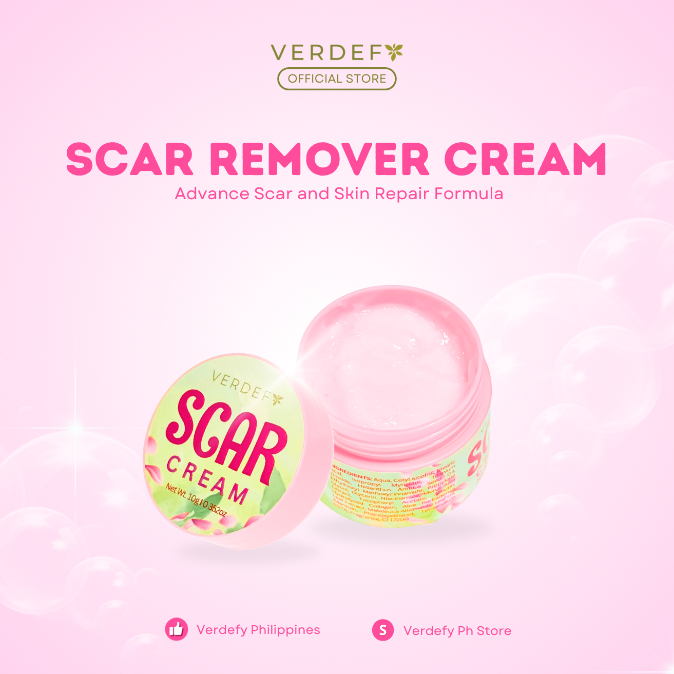 VERDEFY SCAR CREAM 10G