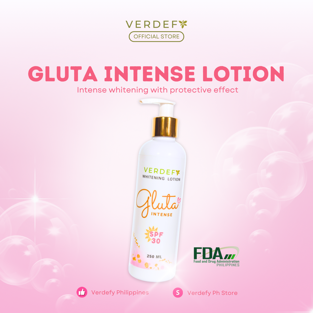 VERDEFY GLUTA INTENSE LOTION