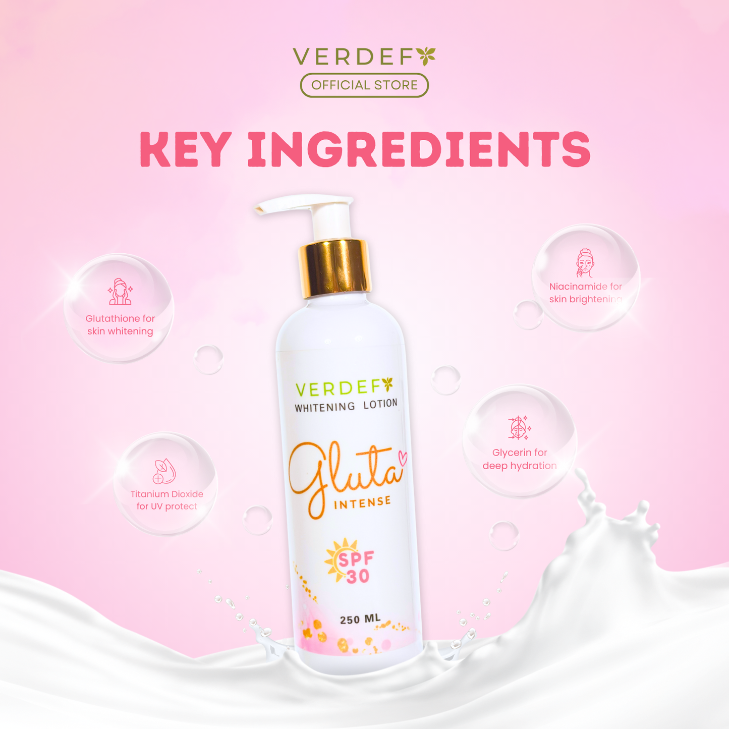 VERDEFY GLUTA INTENSE LOTION