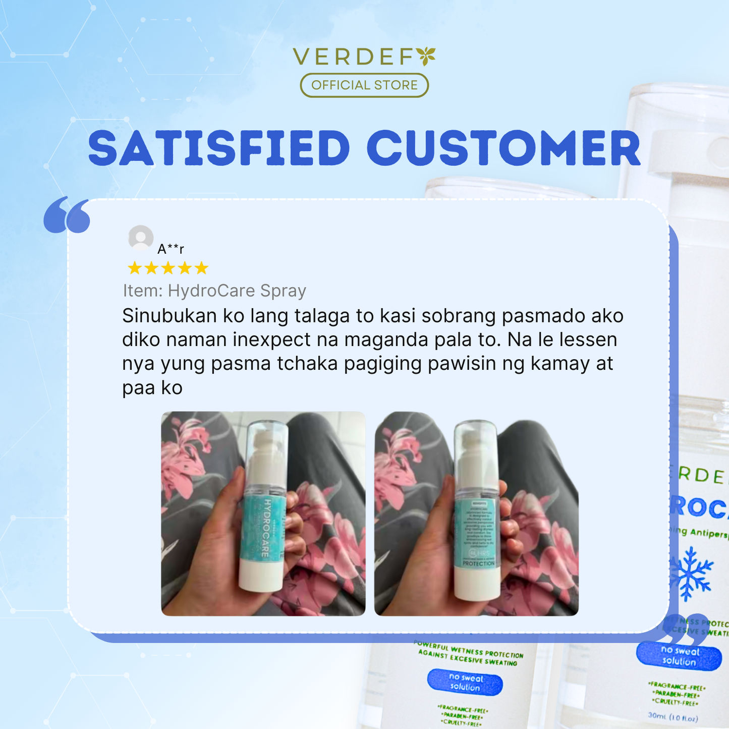 VERDEFY HYDROCARE SOLUTION