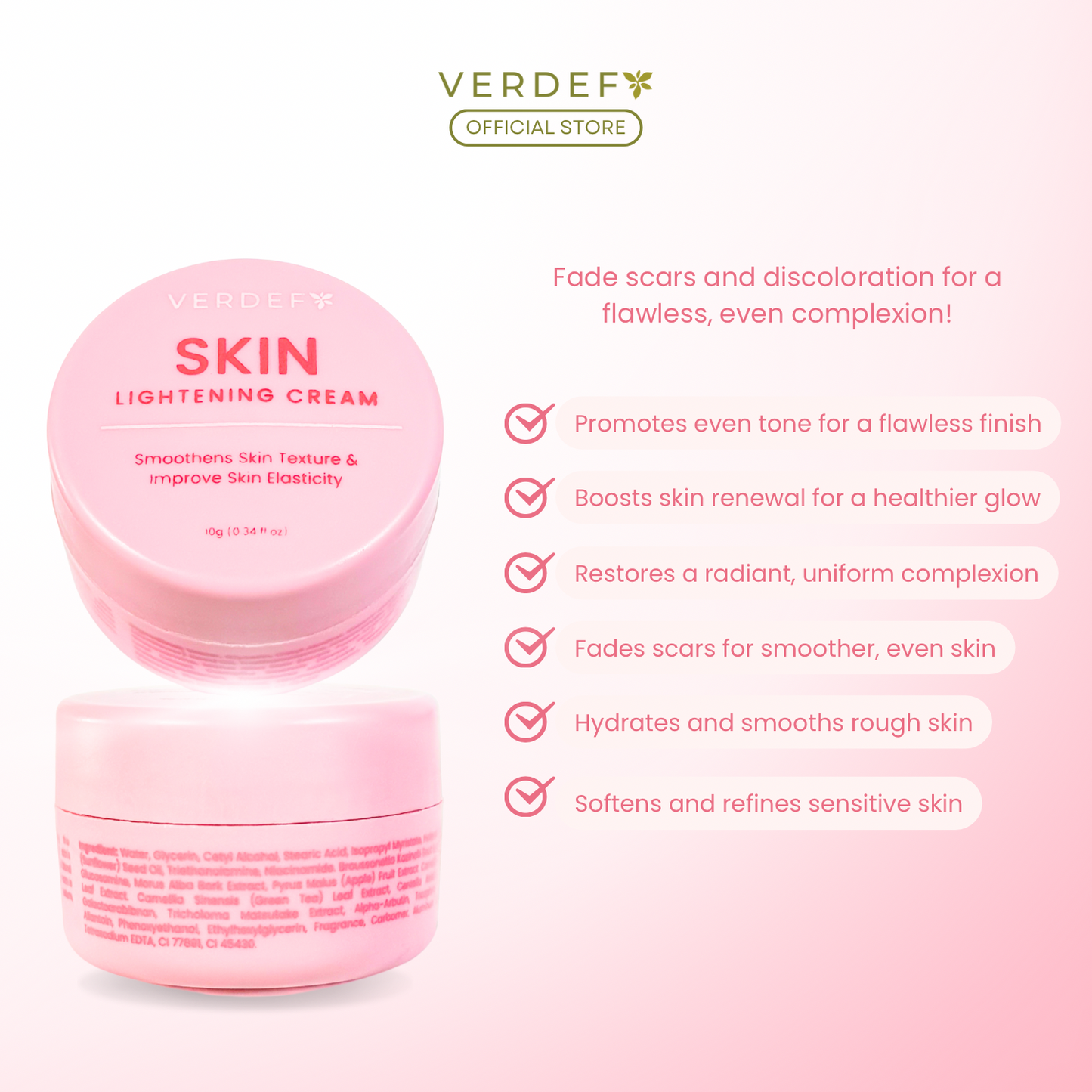 VERDEFY SKIN LIGHTENING CREAM