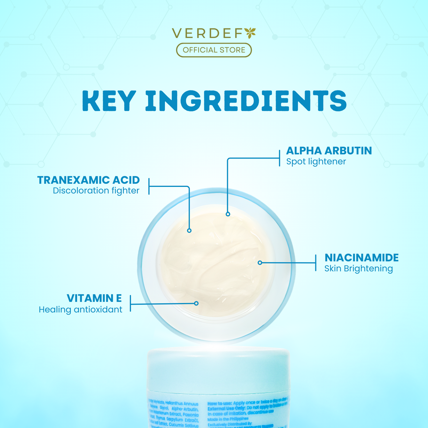 VERDEFY UNDERARM WHITENING CREAM