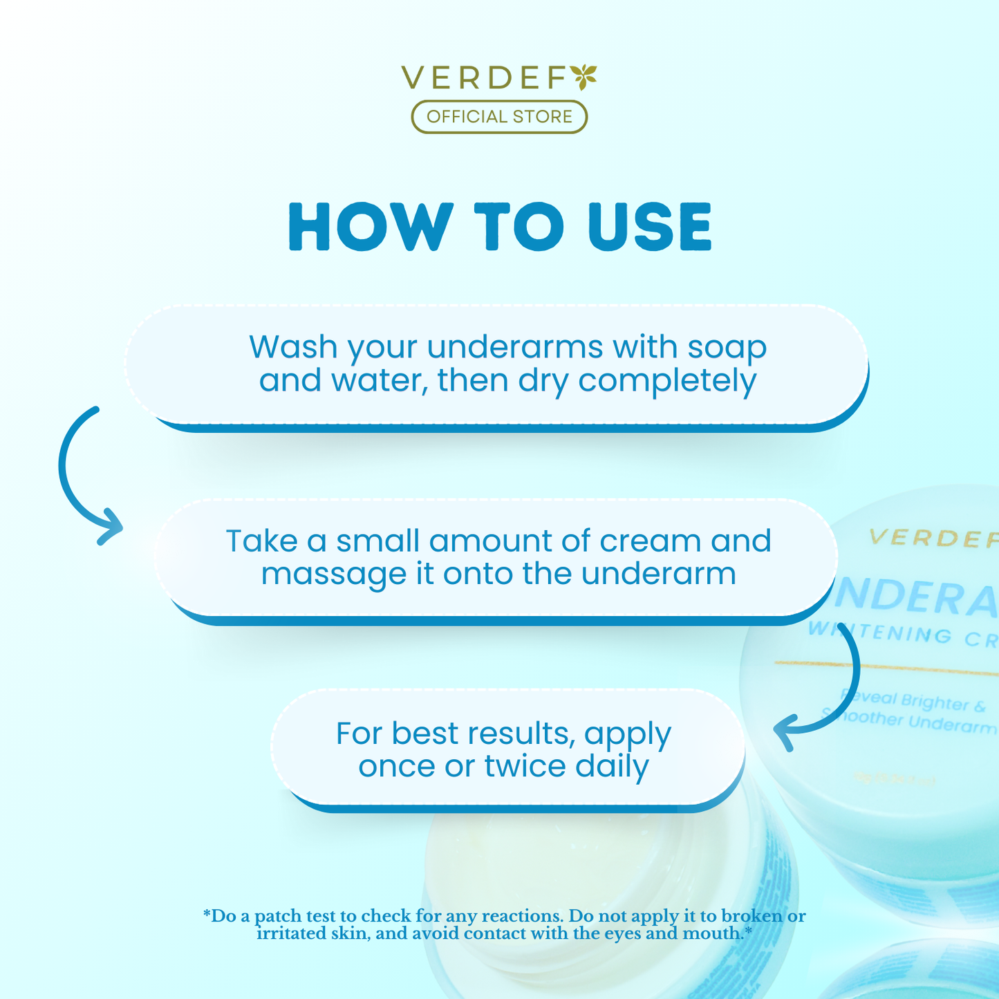VERDEFY UNDERARM WHITENING CREAM