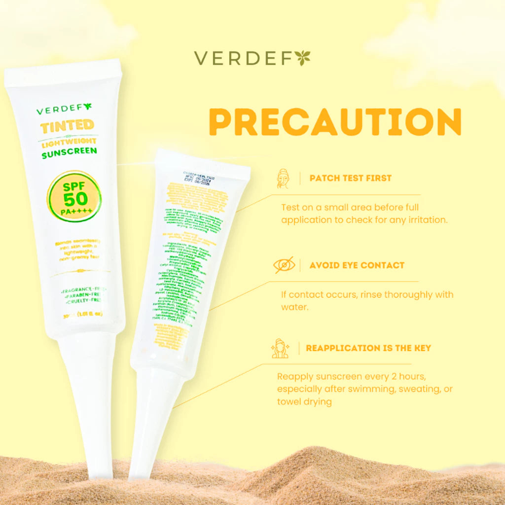 VERDEFY TINTED LIGHTWEIGHT SUNSCREEN