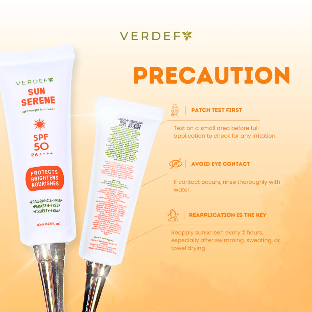 VERDEFY SUN SERENE LIGHTWEIGHT SUNSCREEN